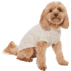 Frisco Sherpa Lined Chunky Cable Knit Dog & Cat Sweater -Frisco 718518 PT2. AC SS1800 V1703184630