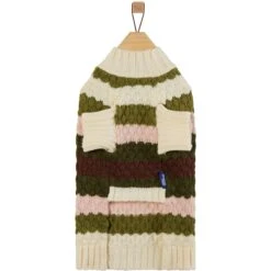 Frisco Bubble Knit Multi Striped Mock Neck Dog & Cat Sweater -Frisco 718854 PT4. AC SS1800 V1693234898