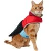 Frisco Medium Weight Retro Colorblock Mixed Media Dog & Cat Coat