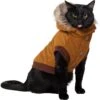 Frisco Heavy Weight Lux Corduroy Insulated Dog & Cat Coat With Fur Trimmed Hood -Frisco 719966 MAIN. AC SS1800 V1692380303