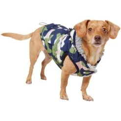 Frisco Medium Weight Urban City Camo Printed Dog & Cat Hooded Coat -Frisco 742358 PT2. AC SS1800 V1703194380