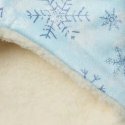 Frisco Reversible Snowflake Cozy Knit Faux Fur Dog & Cat Pullover Bandana, 1 Count -Frisco 746630 PT5. AC SS1800 V1694799575